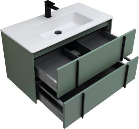 Тумба под раковину Allen Brau Reality 90 1.32006.CGM олива матовый, артикул 1.32006.CGM