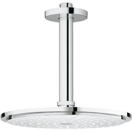 Верхний душ с кронштейном GROHE Rainshower Cosmopolitan Metal, диаметр 210 мм, потолочный кронштейн, хром (26063000)