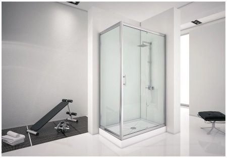 Душевой уголок Aquanet Alfa NAA1131 1600х900, прозрачное стекло, артикул NAA1131 1600900