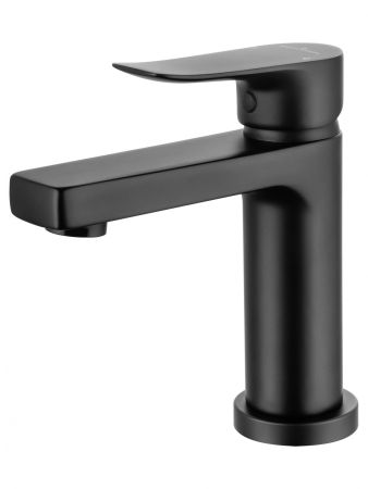 Смеситель для раковины WONZON & WOGHAND Blend, Черный матовый (WW-A40222-MB), артикул WW-A40222-MB