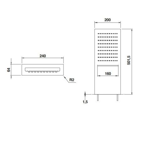 Bongio Soffioni Верхний душ 501*200мм 2 режимный, цвет золото Bongio Soffioni Верхний душ 501*200мм 2 режимный, цвет золото