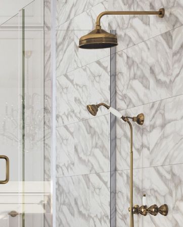 Душевой гарнитур Webert Ottocento AC0704 Хром Белый, артикул AC0704015