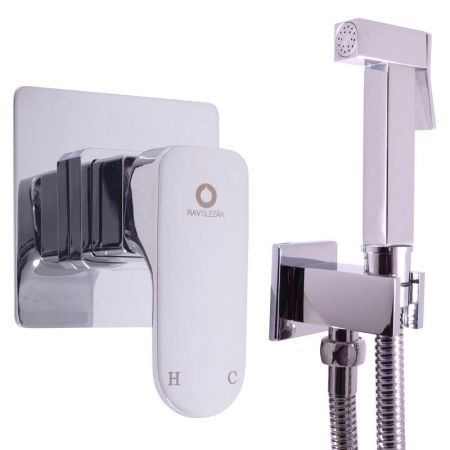 Гигиенический душ со смесителем Rav Slezak YUKON YU142/1, хром, артикул YU142/1