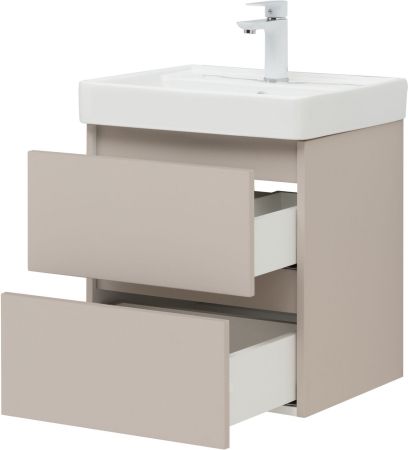 Тумба под раковину Aquanet Вега 2.0 50 бежевый, артикул 00337940