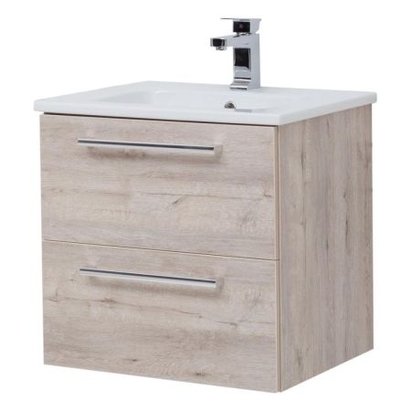 Тумба под раковину подвесная Dreja Gio 60 см, дуб кантри, артикул 77.0102D