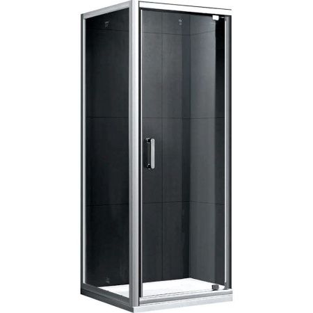 Душевой уголок Gemy Sunny Bay 80х85 прямоугольный профиль Хром стекло прозрачное