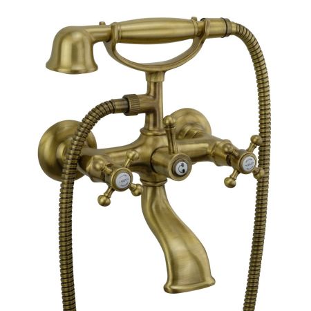LADY Смеситель для ванны внешний, бронза, артикул 18810