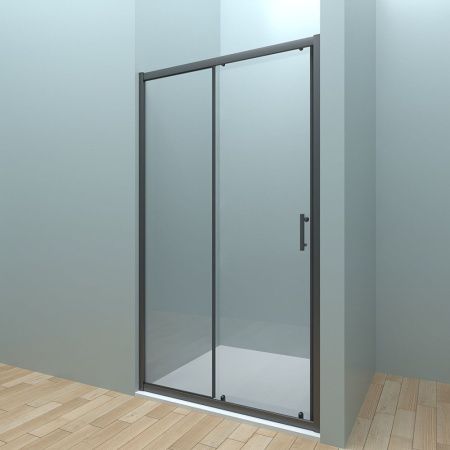 Душевая дверь Vianno 150x190 стекло прозрачное профиль черный VN72-150-01- 19C4 Душевая дверь Vianno 150x190 стекло прозрачное профиль черный VN72-150-01- 19C4