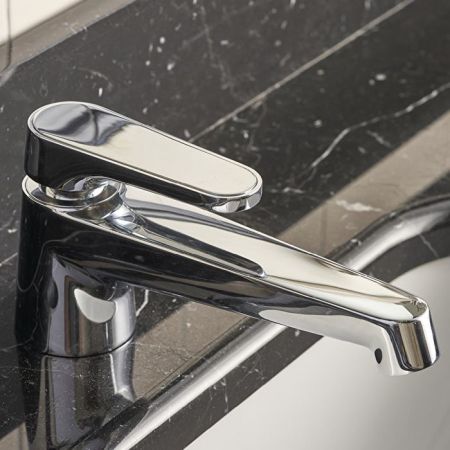 DEVON&DEVON TWENTIES Смеситель для раковины на 1 отверстие, однорычажный, цвет хром, артикул TWY910CR_EU