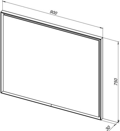 Зеркало Allen Brau Activity 90 1.340028.PWM папирус матовый/олива браш, артикул 1.340028.PWM