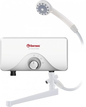 Водонагреватель проточный Thermex City 6500 Белый, артикул 211 006