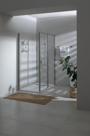 Боковая стенка Allen Brau Priority 90 3.31017.BA серебро браш, артикул 3.31017.BA