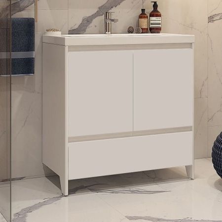 Тумба под раковину Velvex Klaufs 80 tnKLA.80.2D.1Y-616.216 Белая, артикул tnKLA.80.2D.1Y-616.216