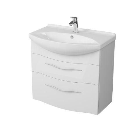 Тумба Vessla stor 75, белый лак, артикул OW22.12.00