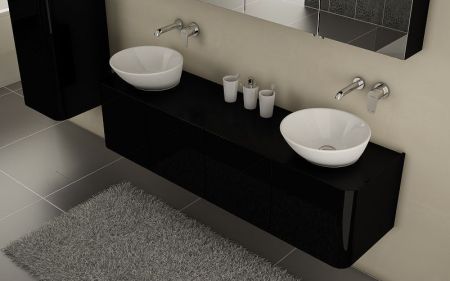 Geo Раковина-чаша 38 см, цвет белый