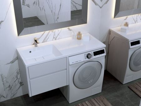 Раковина Paola Magenta 1200 L, белый, артикул Paola Magenta 1200 L