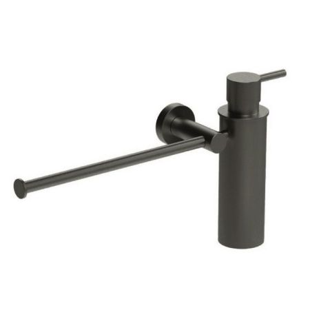 Colombo Plus Дозатор для жидкого мыла с полотенцедержателем, цвет: PVD графит матовый, артикул W4975.GM