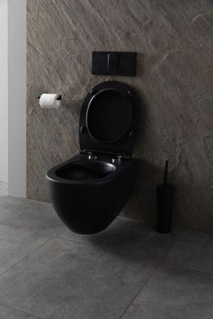 Чаша подвесного унитаза Allen Brau Reality 4.32006.31 черный матовый, артикул 4.32006.31