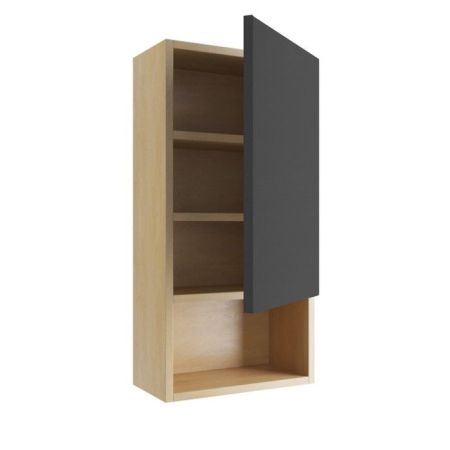 Шкаф подвесной с дверцей EXCELLENT Tuto 40 см (черный/дуб) правый, артикул MLEX.0107.400.BLGR