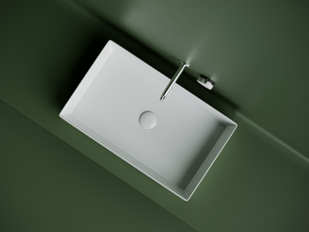 Раковина накладная прямоугольная Элемент (Element) 601x361x130, цвет белый, арт. CN6070, артикул CN6070