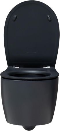 Чаша подвесного унитаза Allen Brau Fantasy 4.11004.31 черный матовый, артикул 4.11004.31