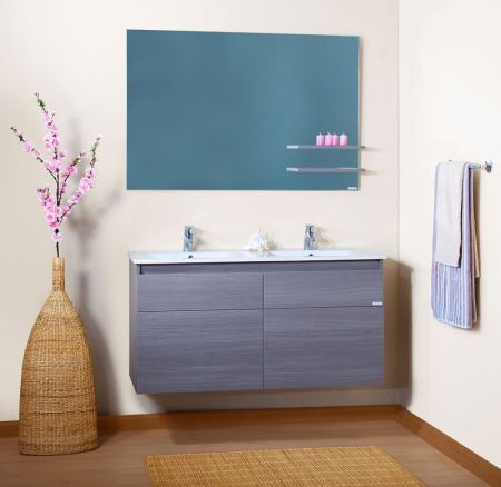 Зеркало Бриклаер Мадрид 120 Серая лиственница, артикул 4620750414160