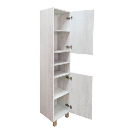 Шкаф пенал Comforty Верона 35-Н 4142368 подвесной Дуб белый, артикул 4142368