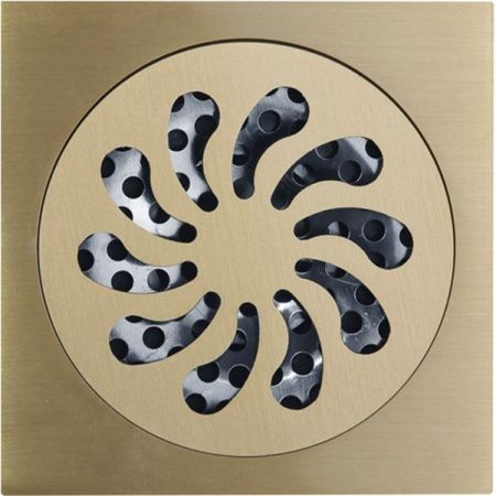 Трап для душа Veragio Canyon VR.CAN-2006.BR с решеткой Бронза