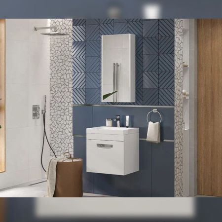 Тумба под раковину подвесная Velvex Estea tp.EST.MOD.50.1Y, 50 см, артикул tp.EST.MOD.50.1Y