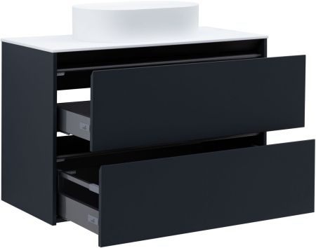 Тумба под раковину Allen Brau Activity 100 1.34006.AM антрацит матовый/черный браш, артикул 1.34006.AM