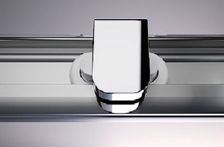 Душевой уголок Huppe Fracture 90х90 радиальный профиль Хром стекло прозрачное, артикул 2.CU0604.069.321