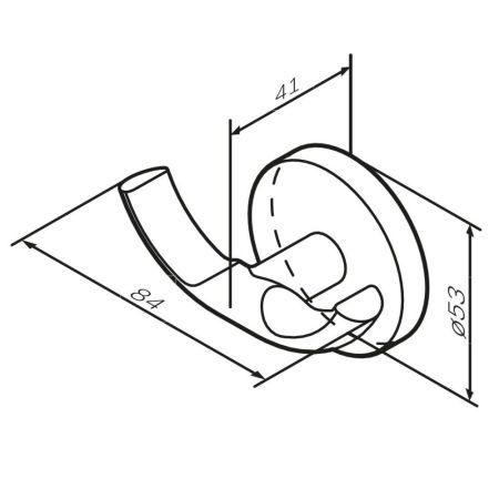 A85A35644 X-Joy, Двойной крючок для полотенец, роз. золото, артикул A85A35644