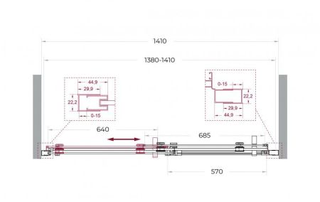 MARINO-2-BF-1-120-C-CR Душевая дверь, артикул MARINO-2-BF-1-120-C-CR