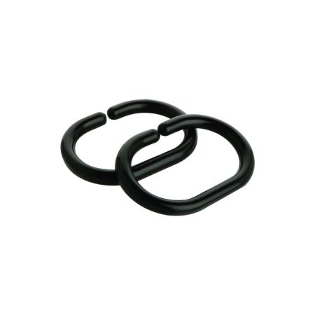 Комплект колец для шторы FIXSEN 12 шт. FX-1000B, черный, артикул FX-1000B