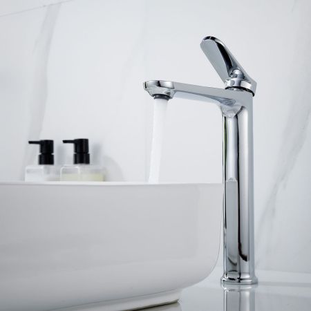 Смеситель для раковины высокий Shevanik S4311, хром, артикул S4311