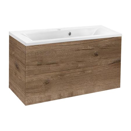 База под раковину Mia 900 подвесная, 2 выкатных ящика soft close, V.Oak, артикул VMC-2MA900VO