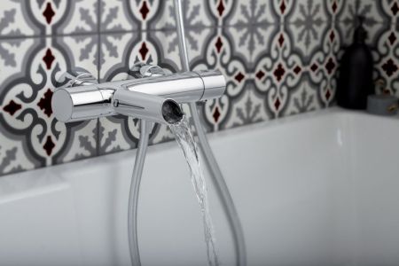 Термостат для ванны с душем JACOB DELAFON TOOBI E8992-CP (хром, L-22,2), шт, артикул E8992-CP