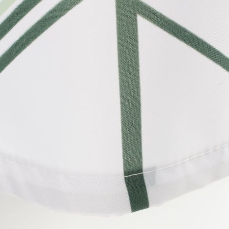 Штора для ванной комнаты FIXSEN DESIGN FX-1510, белый/зеленый, артикул FX-1510