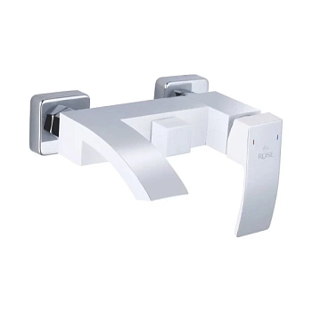 Смеситель для ванны Rose R1502F, белый/хром