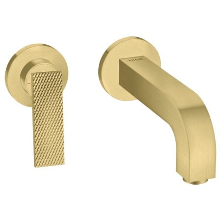 AX Citterio Смеситель для раковинынастенный,роз,тек, цвет шлифованная медь, артикул 39181950