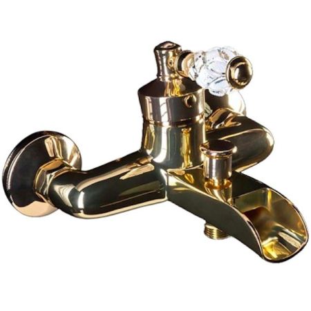 Смеситель для ванны VOGUE CRYSTAL, золото_Комплект, артикул 213-CRST