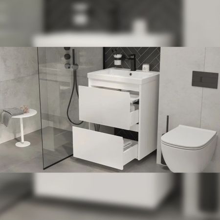 Тумба под раковину подвесная Velvex Klaufs tp.KLA.COM.60.2Y, 60 см, артикул tp.KLA.COM.60.2Y