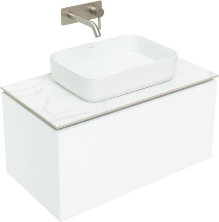 Тумба под раковину Allen Brau Infinity 85 1.21002.WM белый матовый, артикул 1.21002.WM