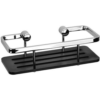 Мыльница CYTRO прямоугоьная, черная, акрил