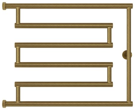 Полотенцесушитель водяной High-Tech model "L+" 500х650 (Состаренная бронза), артикул 05-4052-5065