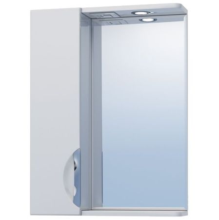 Зеркало со шкафом Vigo Callao 50 L с подсветкой Белое, артикул 19-500-Л