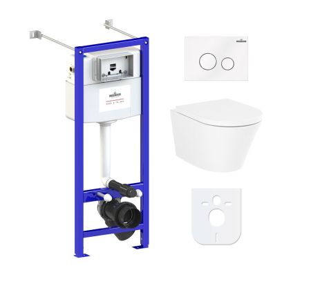 Комплект 6 в 1 Lavinia Boho Biore Rimless 77050191, премиум со стеклянной клавишей