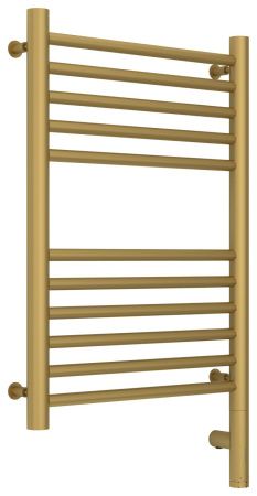 Полотенцесушитель электрический "БОГЕМА 3.0" прямая 600х400 / МЭМ правый (Матовое золото)