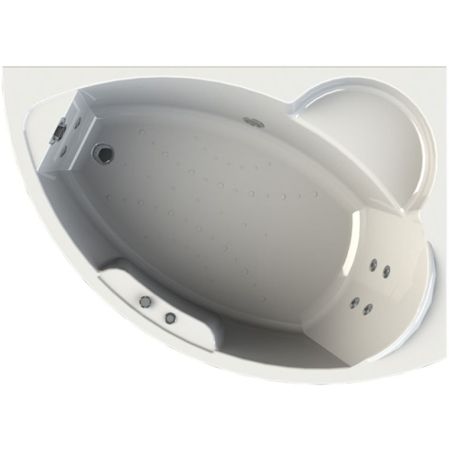 Акриловая ванна Radomir Wachter Алари 168x120 форсунки Белые L с гидромассажем, артикул 3-01-1-1-0-315