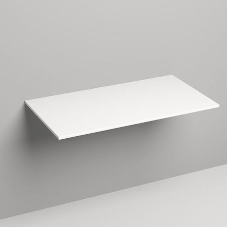 SALINI Столешница 1000х500х15 мм, из материалв S-Stone, цвет белый матовый